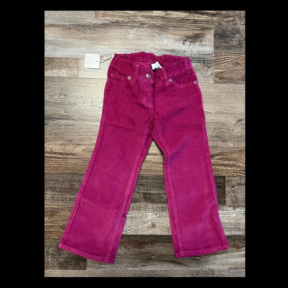 NWT BABY CZ CAROLINA ZAPF $98 Corduroy Pink Pants 4T